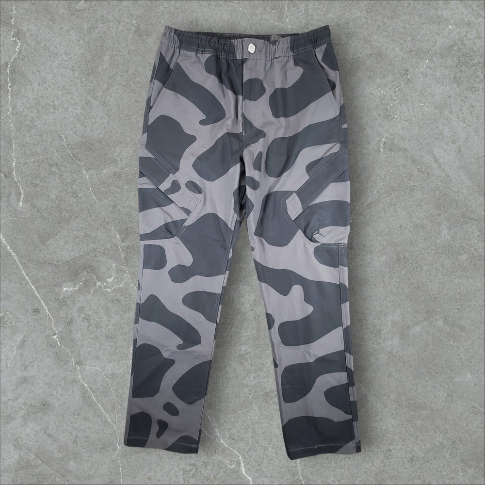 Jordan Cargo Pants Mens Large Grey Camo Essentials Ripstop FZ2060-068